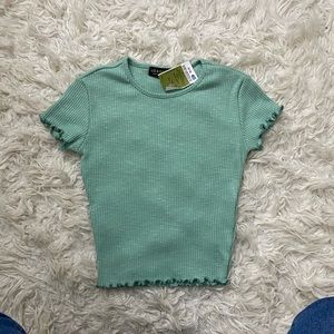 Mint Green Crop Top
